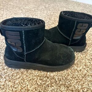 Black Ugg Booties- sz 5